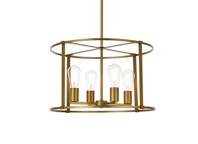 product image for Agnys 4 Light Pendant Living District Ld7057D20Bk 4 78