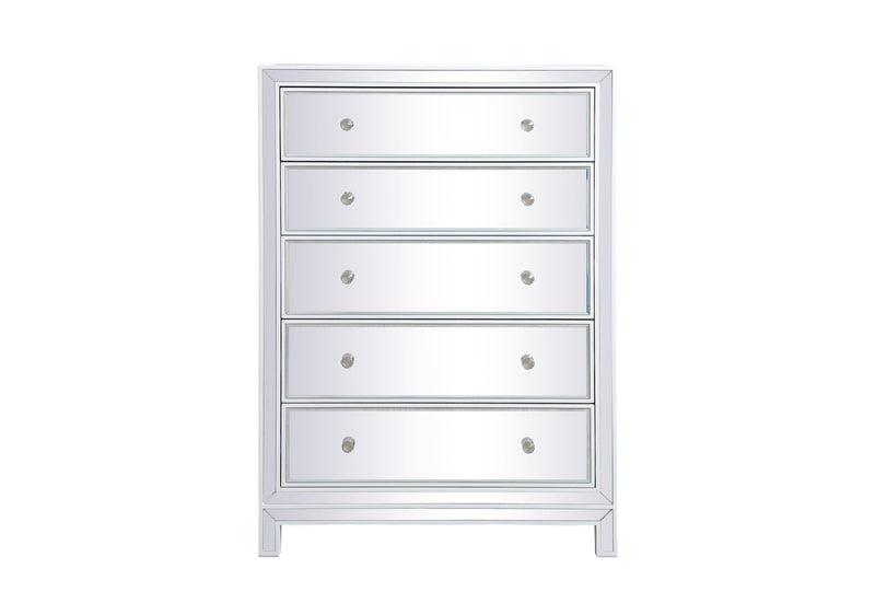 media image for Reflexion Cabinet Tall 5 Drawer Elegant Furniture Lighting Mf72026 25 277