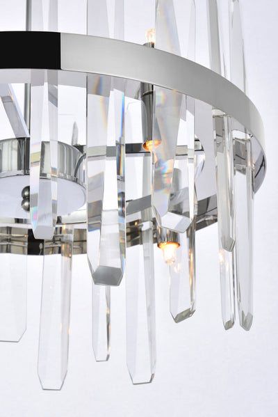 product image for Serena 8 Light Pendant Elegant Lighting 2200D16Bk 14 35