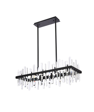 product image for Serena 20 Light Chandelier Elegant Lighting 2200G36Bk 16 93