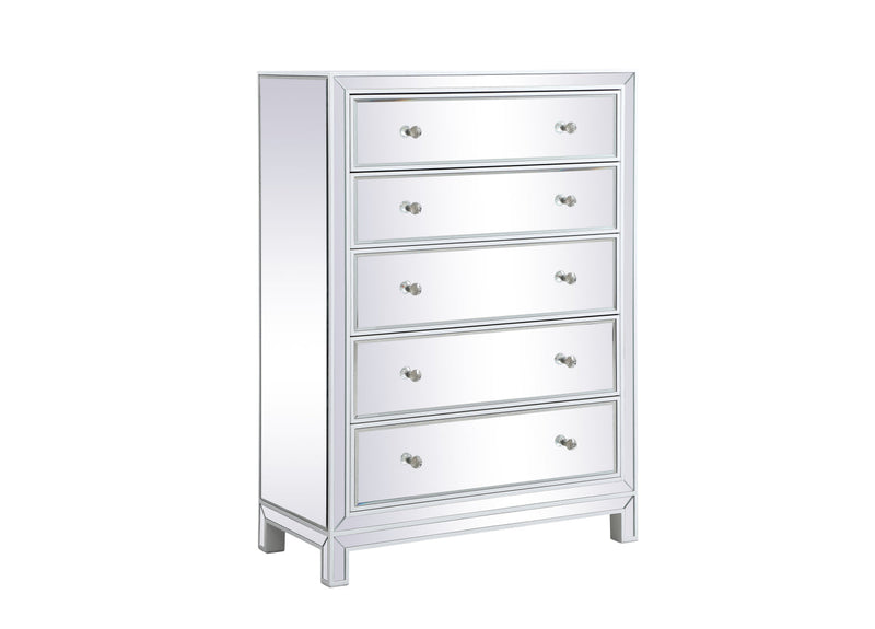 media image for Reflexion Cabinet Tall 5 Drawer Elegant Furniture Lighting Mf72026 28 275