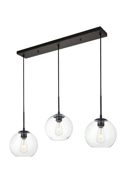 product image for Baxter 3 Light Pendant Living District Ld2208Bk 29 37