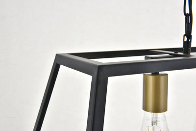 product image for Resolute 4 Light Pendant Living District Ld4061D32Bk 26 98