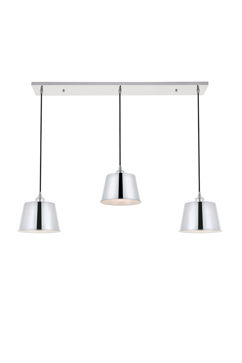 media image for Nota 3 Light Pendant Living District Ld4057D40Bk 12 216