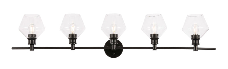 media image for Gene 5 Light Bath Sconces Living District Ld2324Bk 1 224