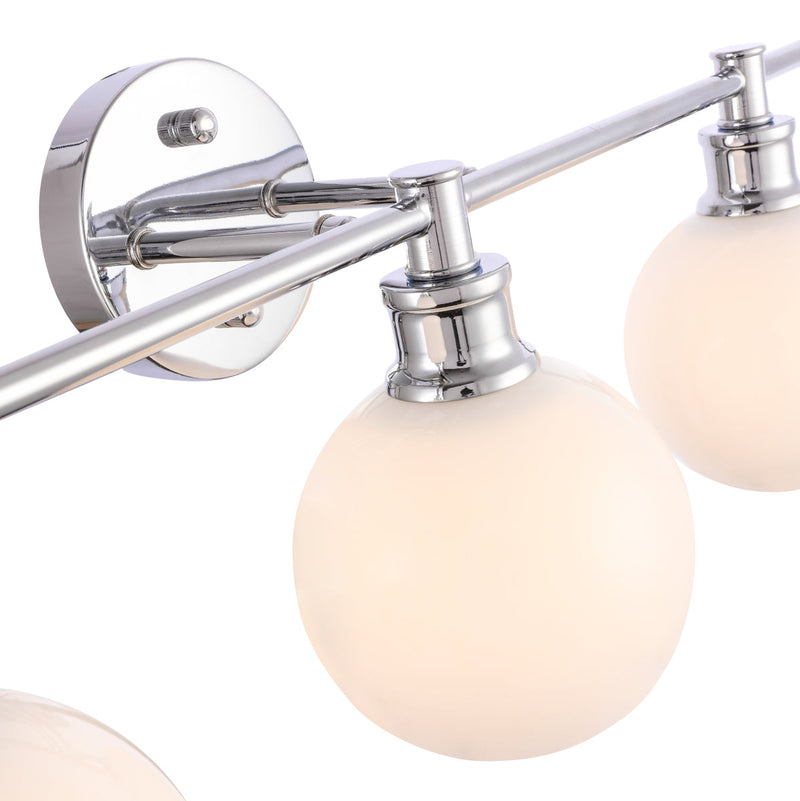 media image for Collier 3 Light Bath Sconces Living District Ld2318Bk 108 259