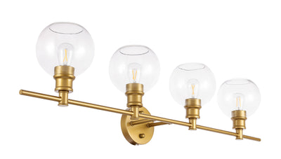 product image for Collier 4 Light Bath Sconces Living District Ld2322Bk 45 92