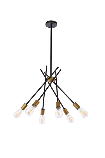 product image for Lucca 6 Light Pendant Living District Ld640D23Bk 17 72