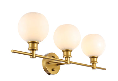 product image for Collier 3 Light Bath Sconces Living District Ld2318Bk 40 85