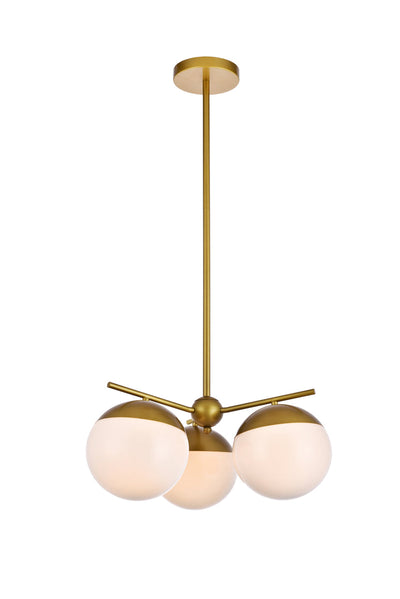 product image for Eclipse 3 Light Pendant Living District Ld6122Bk 21 22