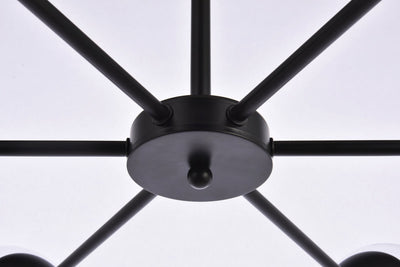 product image for Briggs 6 Light Pendant Living District Ld644D30Bk 30 52