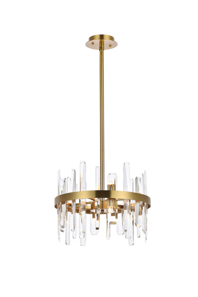 product image for Serena 8 Light Pendant Elegant Lighting 2200D16Bk 3 7