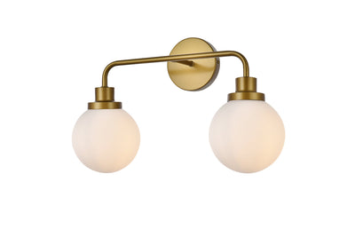 product image for Hanson 2 Light Bath Sconces Living District Ld7032W19Bk 13 40