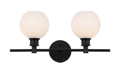 product image for Collier 2 Light Bath Sconces Living District Ld2314Bk 2 44