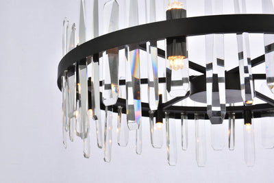 product image for Serena 16 Light Chandelier Elegant Lighting 2200G30Bk 22 44