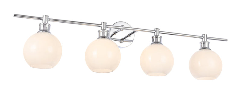 media image for Collier 4 Light Bath Sconces Living District Ld2322Bk 66 215