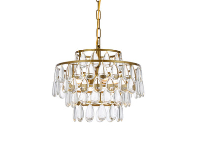 product image for Mila 3 Light Pendant Elegant Lighting 1102D12Bk 14 5