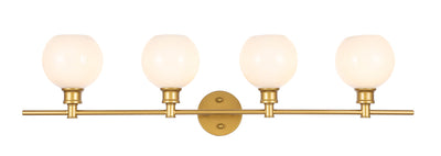 product image for Collier 4 Light Bath Sconces Living District Ld2322Bk 4 28