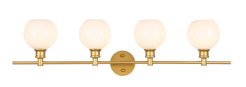 media image for Collier 4 Light Bath Sconces Living District Ld2322Bk 4 244