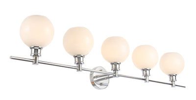 product image for Collier 5 Light Bath Sconces Living District Ld2326Bk 37 26