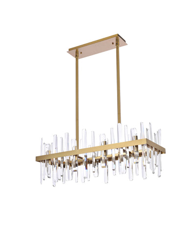 product image for Serena 16 Light Chandelier Elegant Lighting 2200G30Bk 48 21