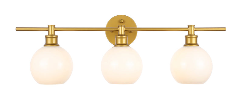 media image for Collier 3 Light Bath Sconces Living District Ld2318Bk 52 299