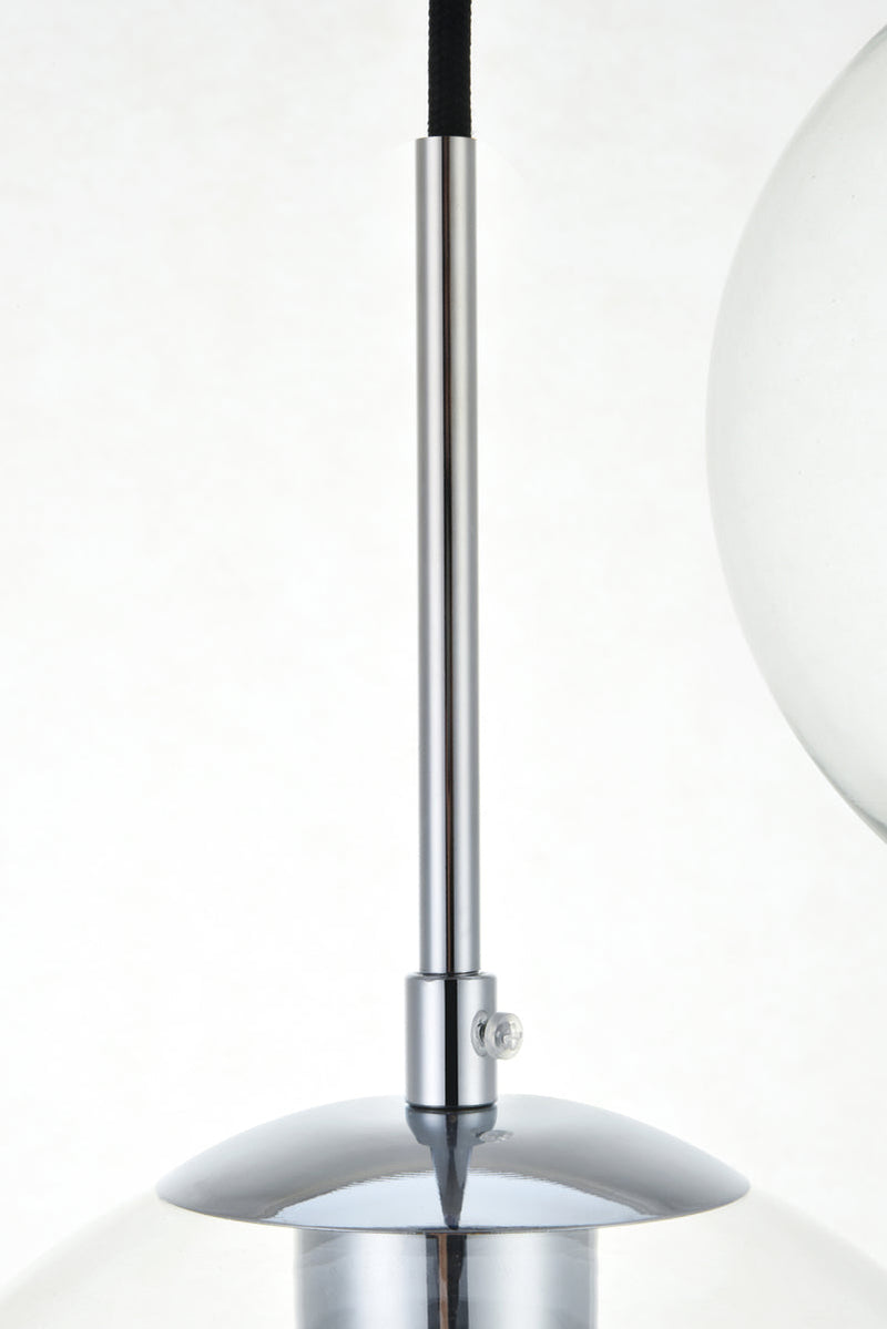 media image for Baxter 5 Light Pendant Living District Ld2226Bk 24 274