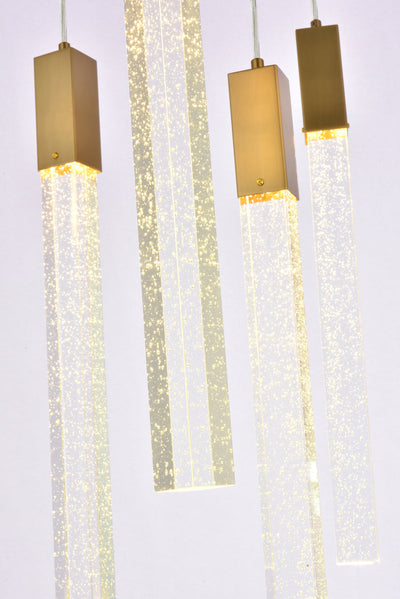 product image for Weston 5 Light Pendant Elegant Lighting 2066D16Bk 21 46