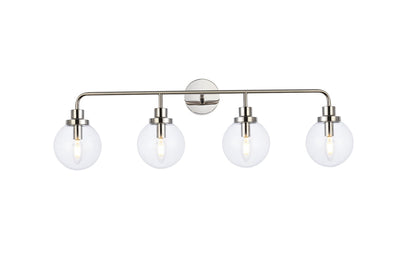 product image for Hanson 4 Light Bath Sconces Living District Ld7036W38Bk 8 56