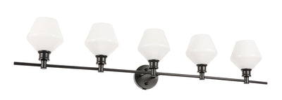 product image for Gene 5 Light Bath Sconces Living District Ld2324Bk 20 10