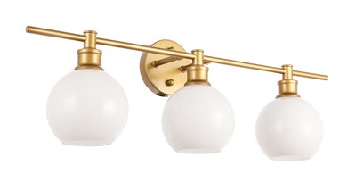 product image for Collier 3 Light Bath Sconces Living District Ld2318Bk 82 23