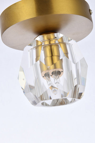 product image for Eren Flush Mount Elegant Lighting 3505F5Bk 9 73