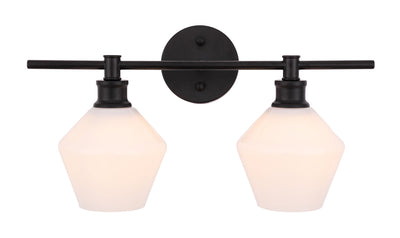 product image for Gene 2 Light Bath Sconces Living District Ld2312Bk 50 5