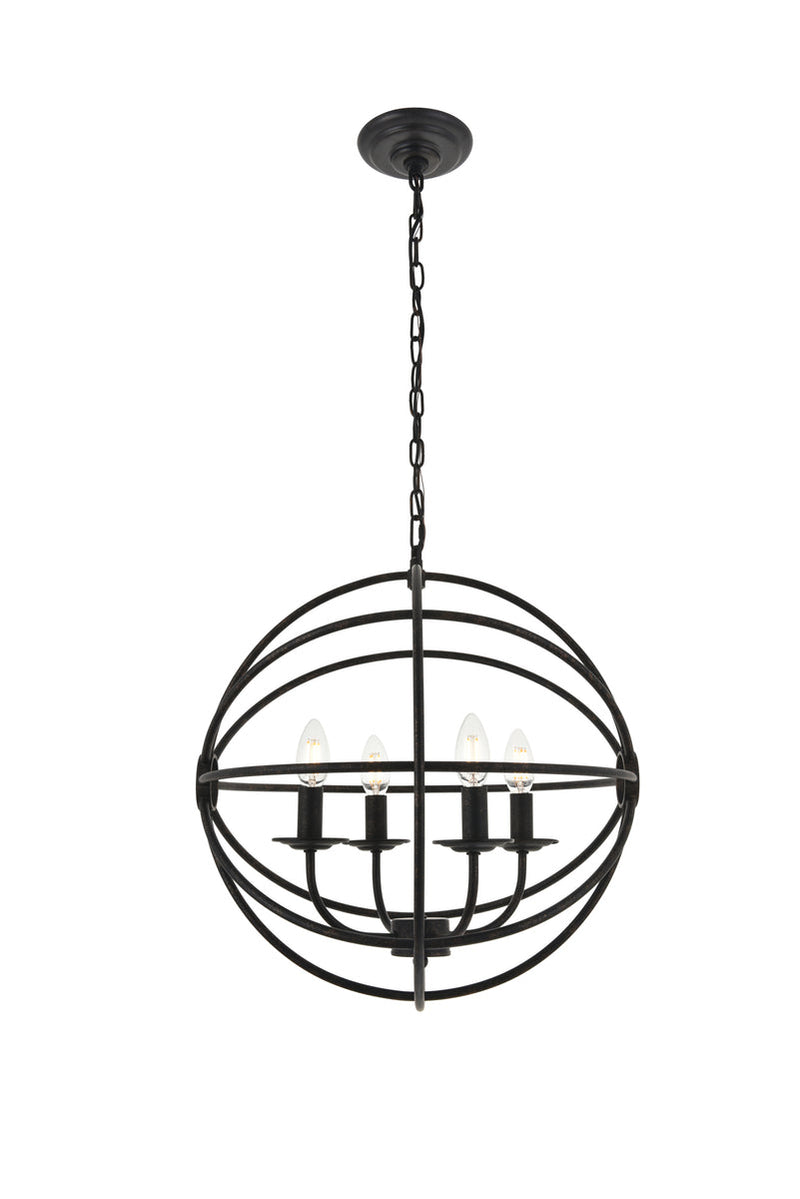 media image for Octavia 4 Light Pendant Living District Ld4006D18Brd 14 210