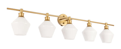 product image for Gene 5 Light Bath Sconces Living District Ld2324Bk 81 31