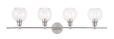 product image for Collier 4 Light Bath Sconces Living District Ld2322Bk 5 16