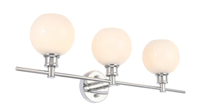 product image for Collier 3 Light Bath Sconces Living District Ld2318Bk 30 5