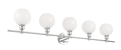 product image for Collier 5 Light Bath Sconces Living District Ld2326Bk 31 88