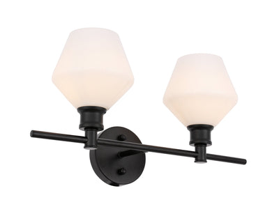 product image for Gene 2 Light Bath Sconces Living District Ld2312Bk 26 32