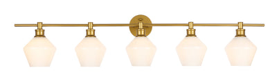 product image for Gene 5 Light Bath Sconces Living District Ld2324Bk 51 6