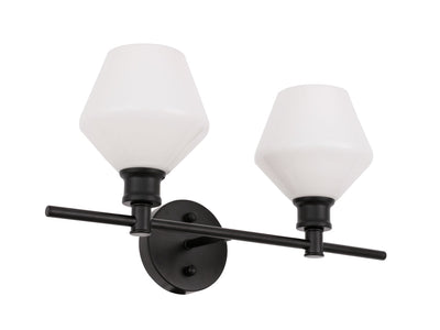 product image for Gene 2 Light Bath Sconces Living District Ld2312Bk 32 88