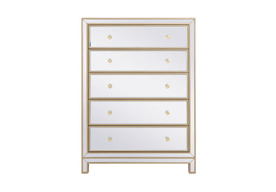 product image for Reflexion Cabinet Tall 5 Drawer Elegant Furniture Lighting Mf72026 14 10