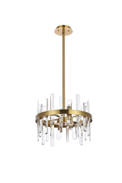 product image for Serena 8 Light Pendant Elegant Lighting 2200D16Bk 18 23