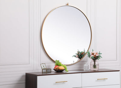 product image for Rowan Vanity Mirror Elegant Decor Mr4718Bk 71 24