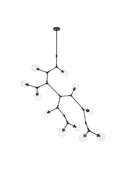 product image of Cavoli 11 Light Chandelier Elegant Lighting 1712G73Bk 1 515