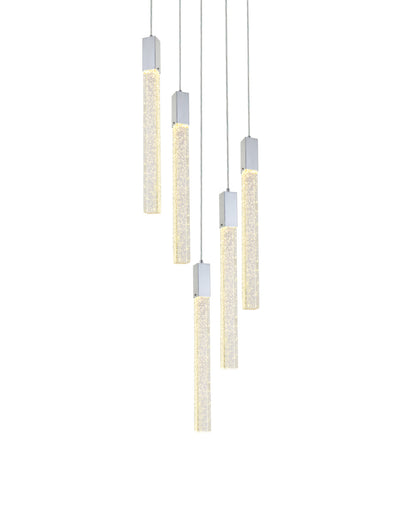 product image for Weston 5 Light Pendant Elegant Lighting 2066D16Bk 14 55