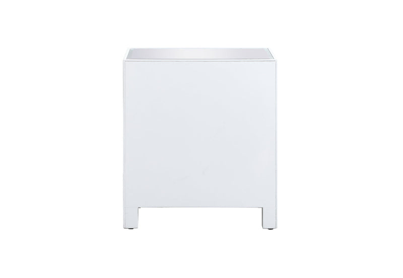 media image for Reflexion Nightstand Elegant Decor Mf72035Wh 39 251