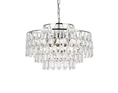 product image for Mila 5 Light Pendant Elegant Lighting 1102D18Bk 12 39