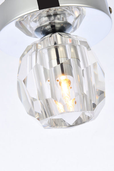 product image for Eren Flush Mount Elegant Lighting 3505F5Bk 8 47