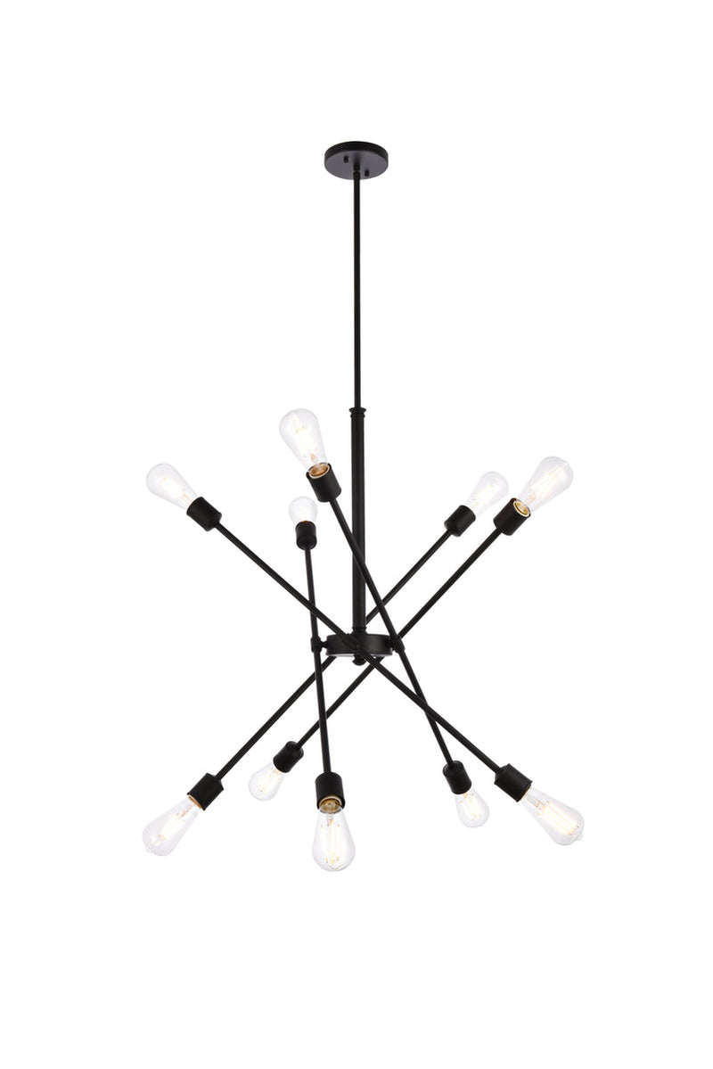 media image for Axel 10 Light Pendant Living District Ld8019D28Br 3 265